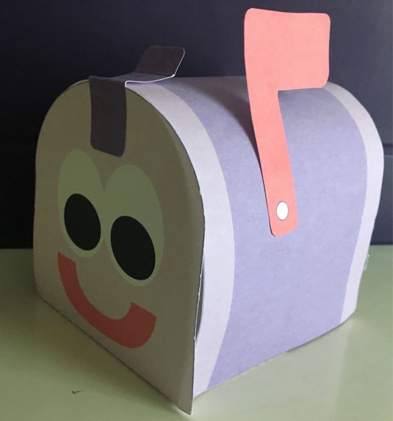 Blues Clues Mailbox Mail Party Favor Box Bag Container Mail Etsy
