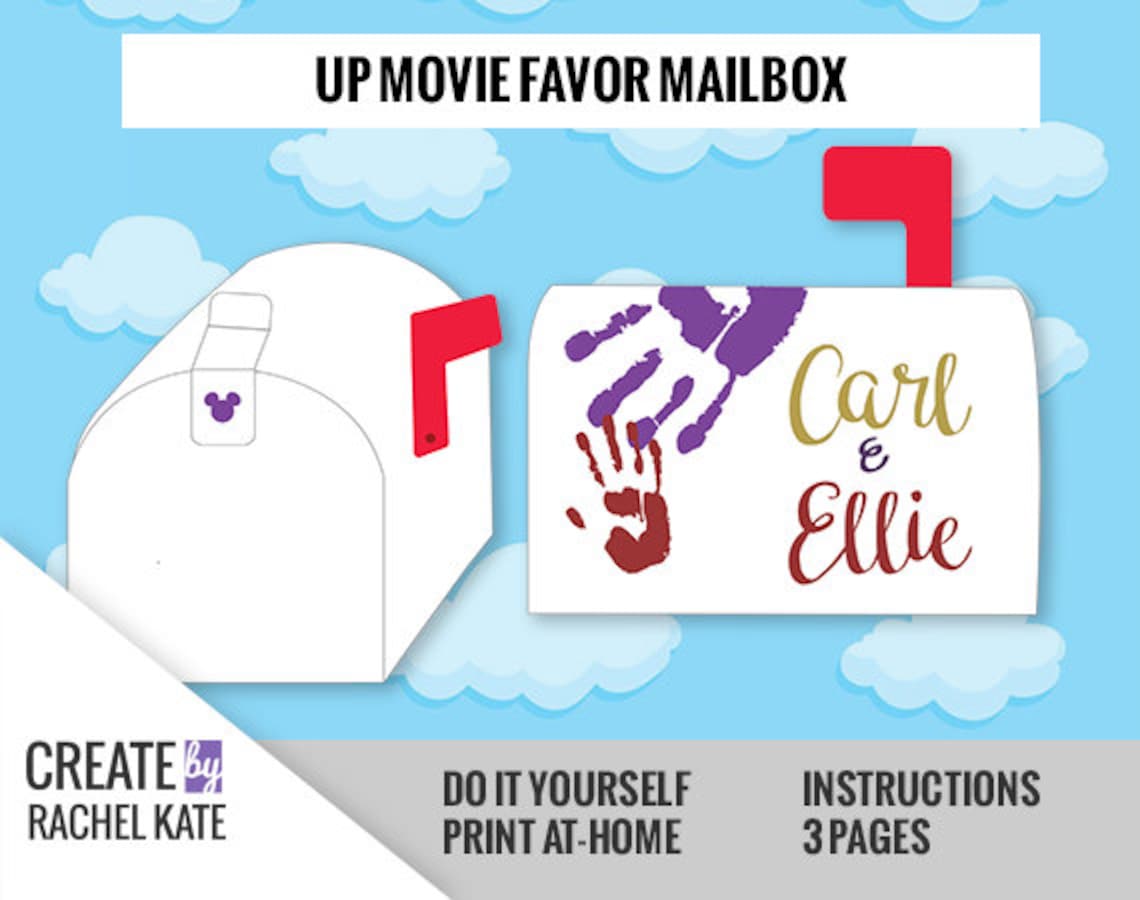UP Movie Mailbox Mail Party Favor Gable Box Bag Container Etsy