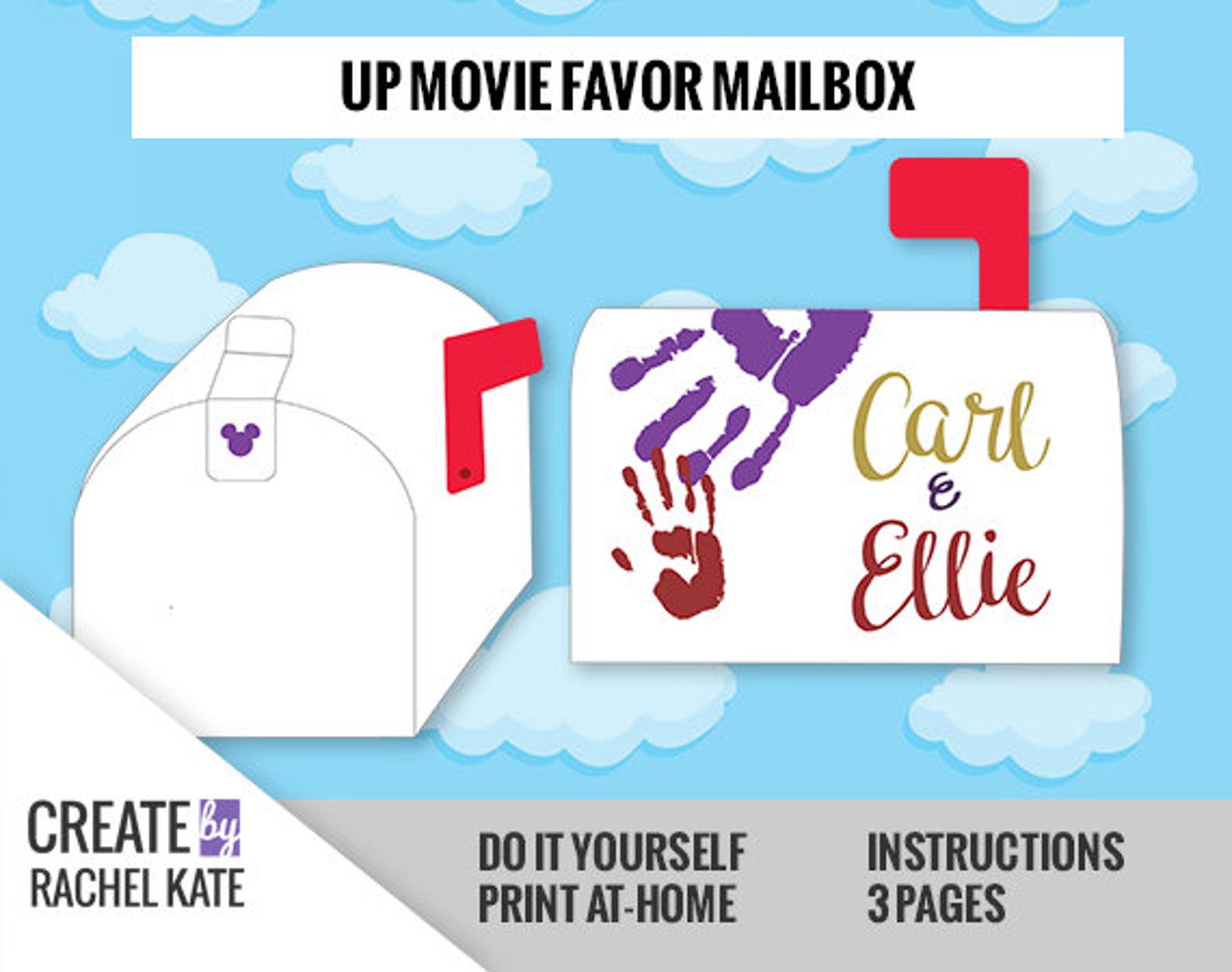 UP Movie Mailbox Mail Party Favor Gable Box Bag Container Etsy