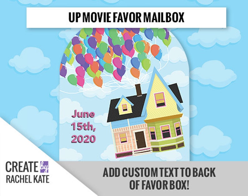 UP Movie Mailbox Mail Party Favor Gable Box Bag Container Etsy