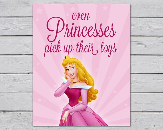 Sleeping Beauty Bedroom Decor Princess Aurora Princess Bedroom Princess Art Even Princesses Pick Up Your Toys Girls Room