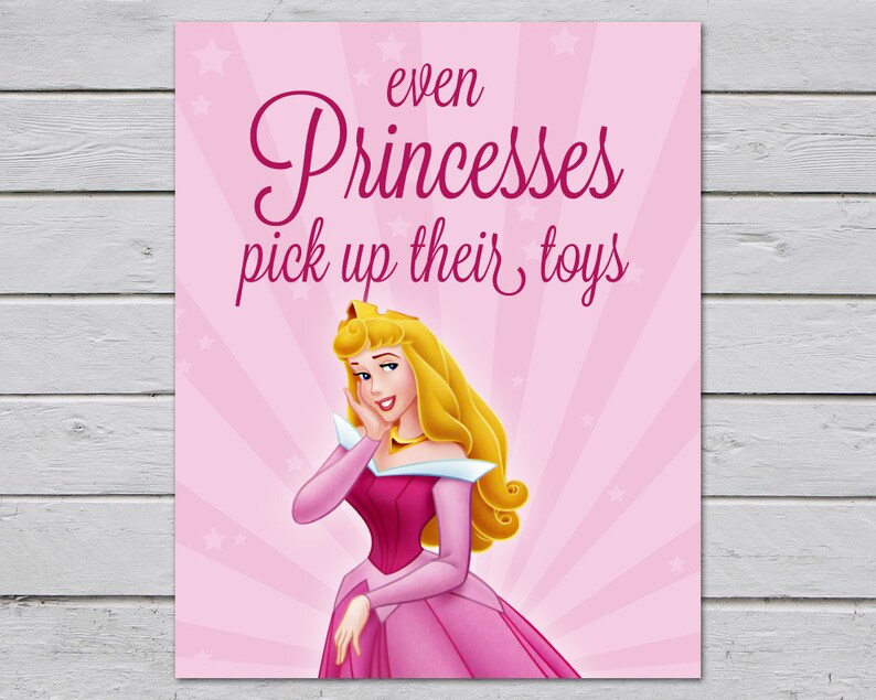 Sleeping Beauty Bedroom Decor Princess Aurora Princess Bedroom Princess Art Even Princesses Pick Up Your Toys Girls Room
