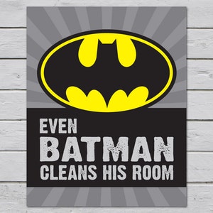 Superheld Wandkunst / Schlafzimmer / Jungen / Superhelden / | Etsy