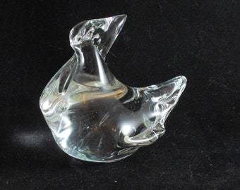 Clear Glass Rooster