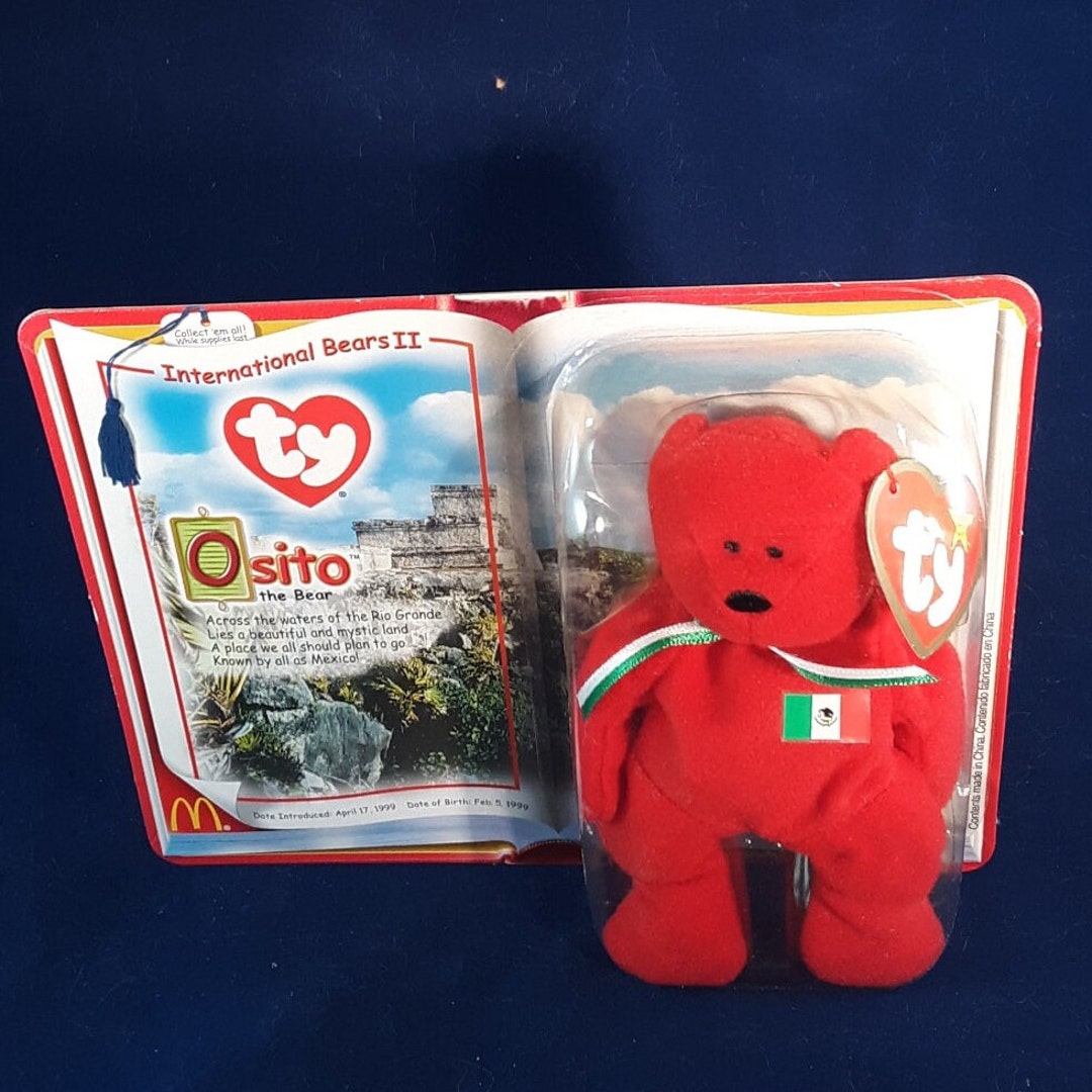 Mcdonald's Teenie Beanie Babiesosito the Bear Etsy