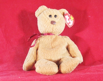 1996 Ty Beanie Baby "Curly" the Bear