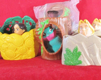 Burger King Pocohantas Pop-up Finger Puppets