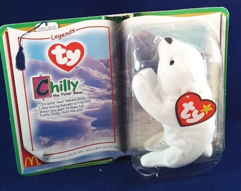 McDonald's Teenie Beanie Babies=Chilly Polar Bear