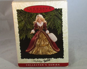 1996 Hallmark Barbie Holiday Collection Series Ornament #4