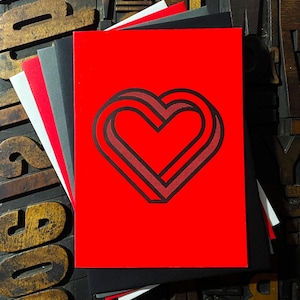 coeur infini | Carte typographique | Chatoyant