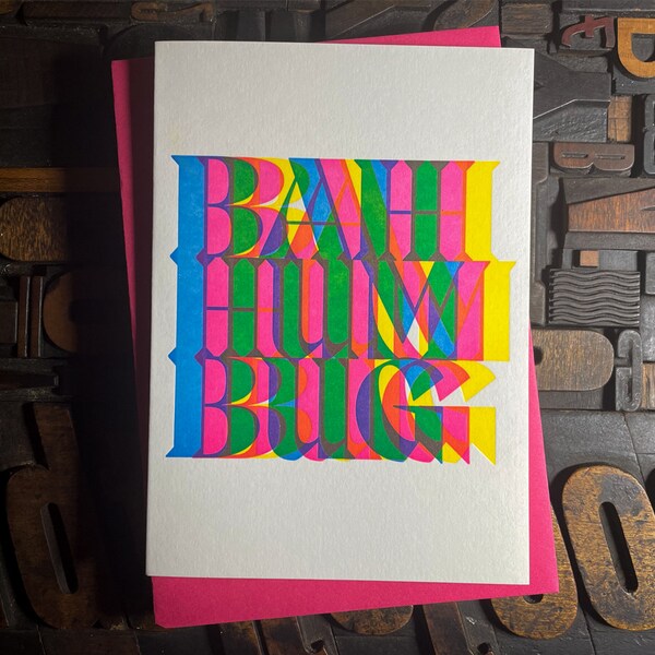 Letterpress christmas cards