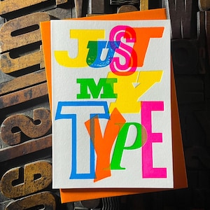 Juste mon genre | Carte typographique