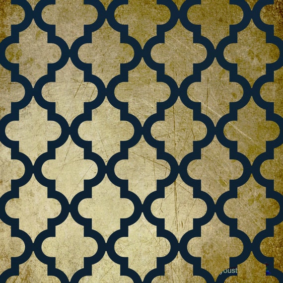 Moroccan Wall Stencil St58
