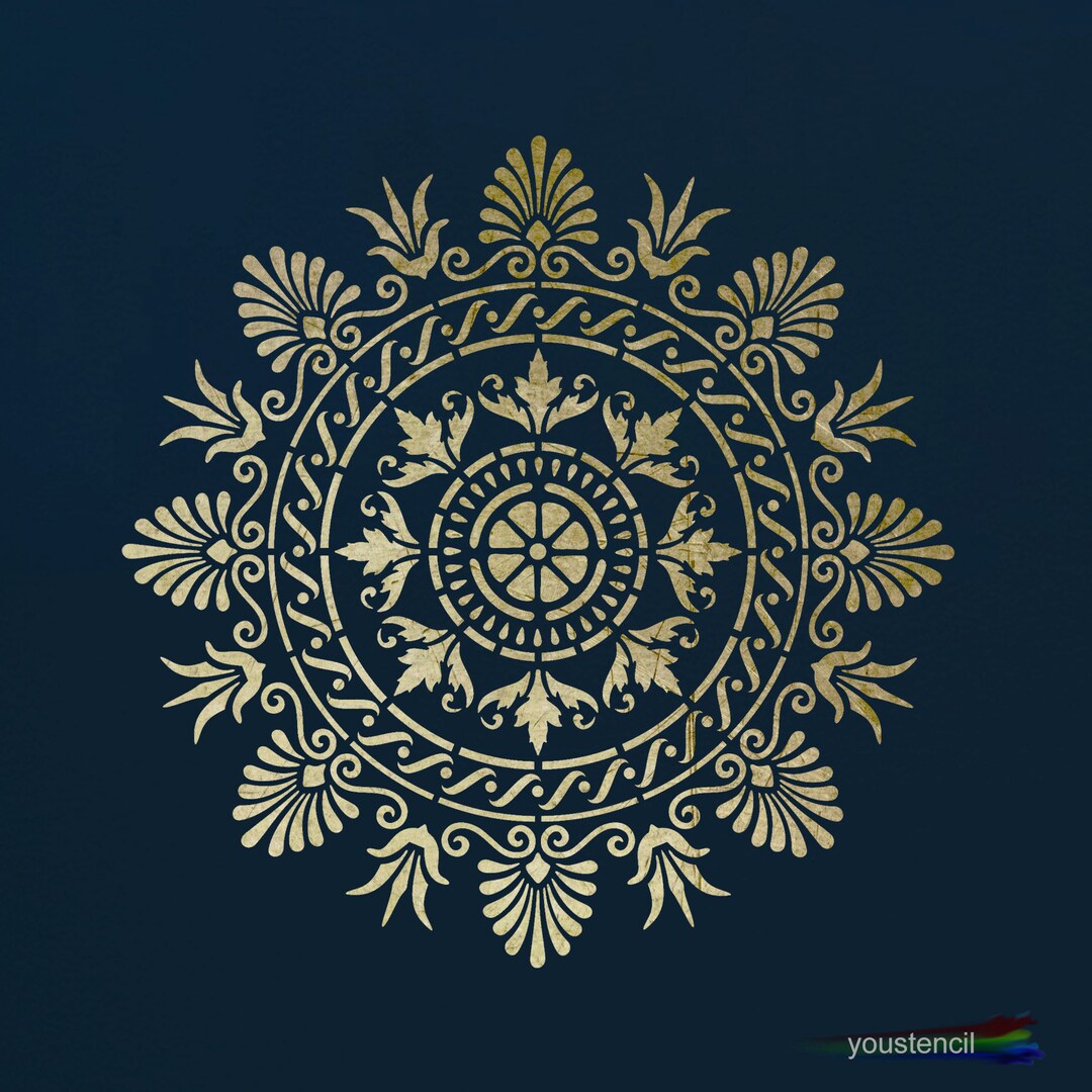 Mandala Stencil , for Walls, Art and Decoration ST91 - Etsy