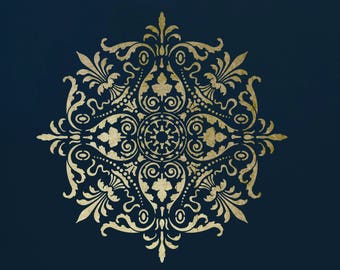 Mandala Stencil, for Walls Art and Furniture.  ST68