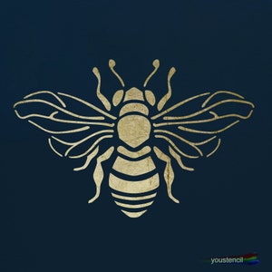 Bumble Bee Stencil für Wände, Möbel and Kunst ST101