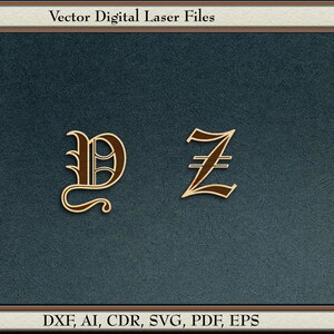 Old English R Vector Image Old English Lettering Vector. Svg Dxf Ai Cdr Pdf Eps. - Etsy India