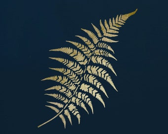 Fern Leaf Stencil, Large,  for Walls and Art:  ST60L