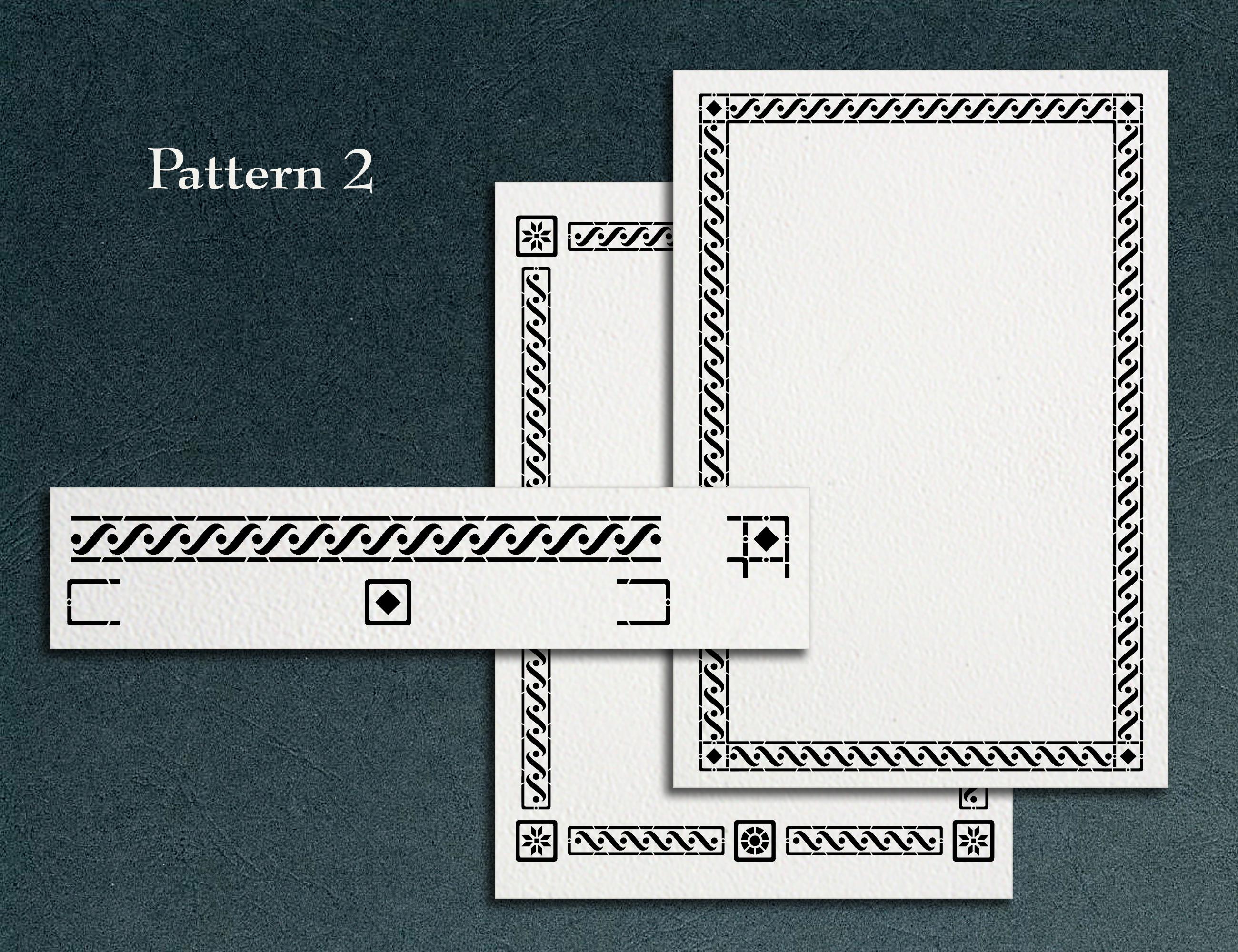 Victorian Borders With Corners and Terminations #29D, Digital