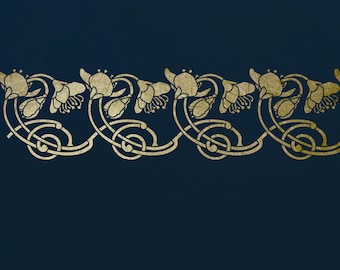 Cherry Blossom Border Stencil,  for Walls, Art  and Furniture.   ST14