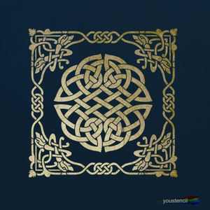 Celtic Tile Stencil  For Art and Decoration  ST5