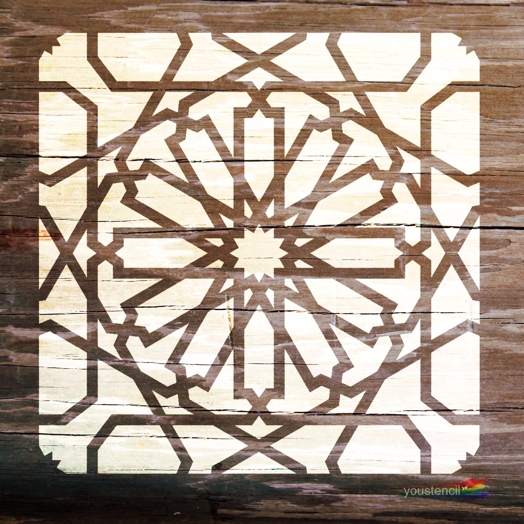 Moroccan Tile Stencil for Walls & Furniture ST27 - Etsy
