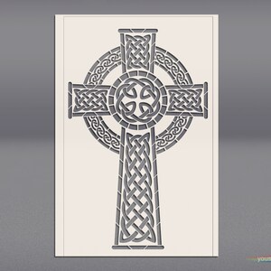 Celtic Cross Stencil for Art and Decoration ST116 - Etsy