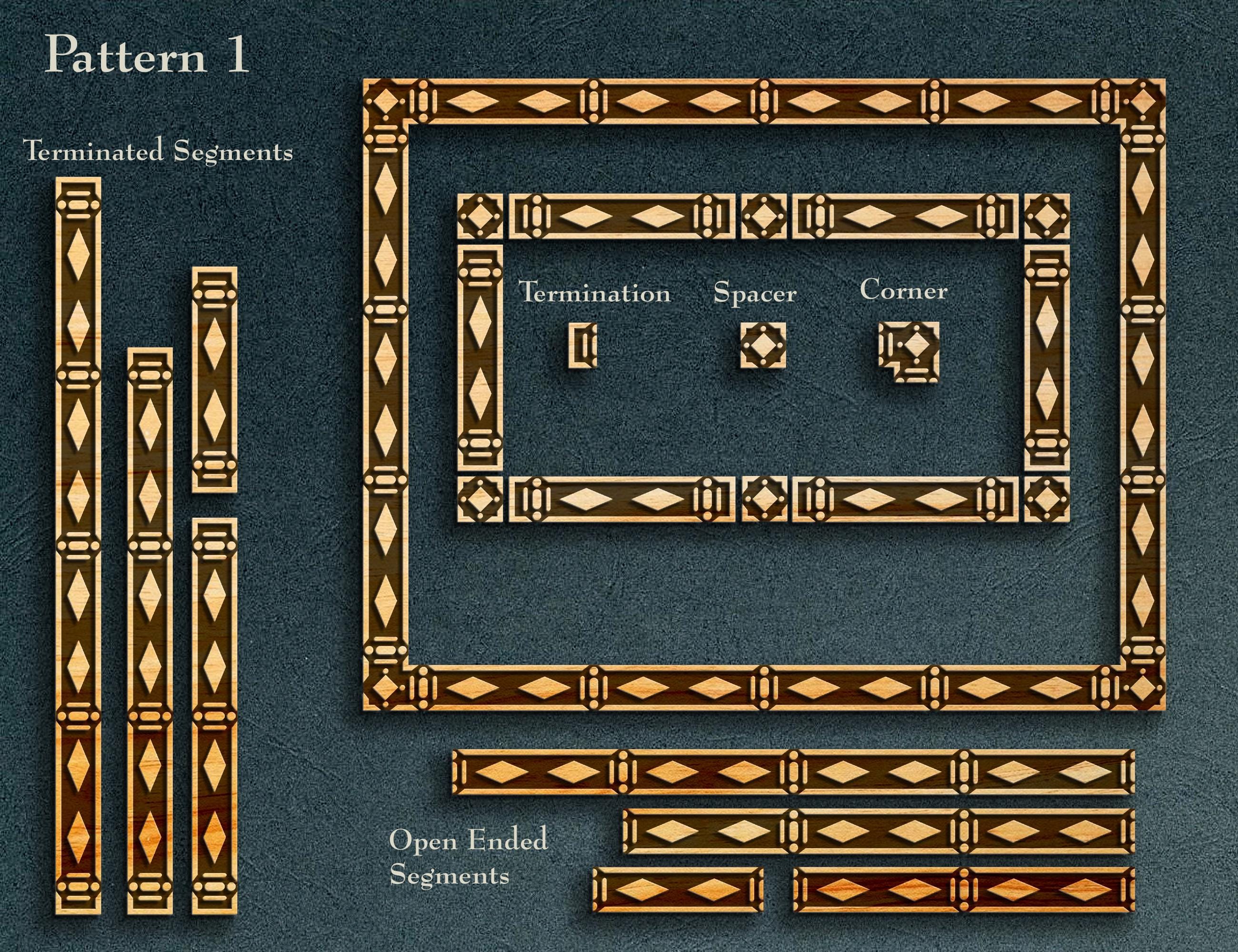Victorian Borders #49, Svg, Dxf, Ai, Cdr, Pdf, Eps. for Laser