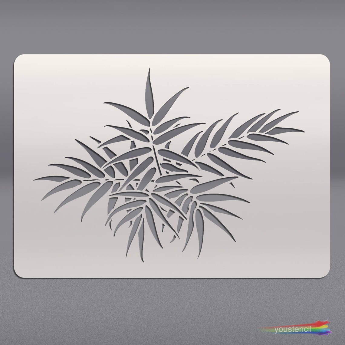 Bamboo Leaves Stencil for Walls Furniture and Art ST34 - Etsy