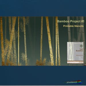 Proyecto de plantilla imprimible de bambú Libro electrónico PDF