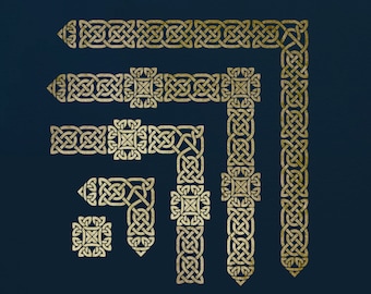 Celtic Knot Border Stencil Set. For Walls, Art and Furniture.  ST89