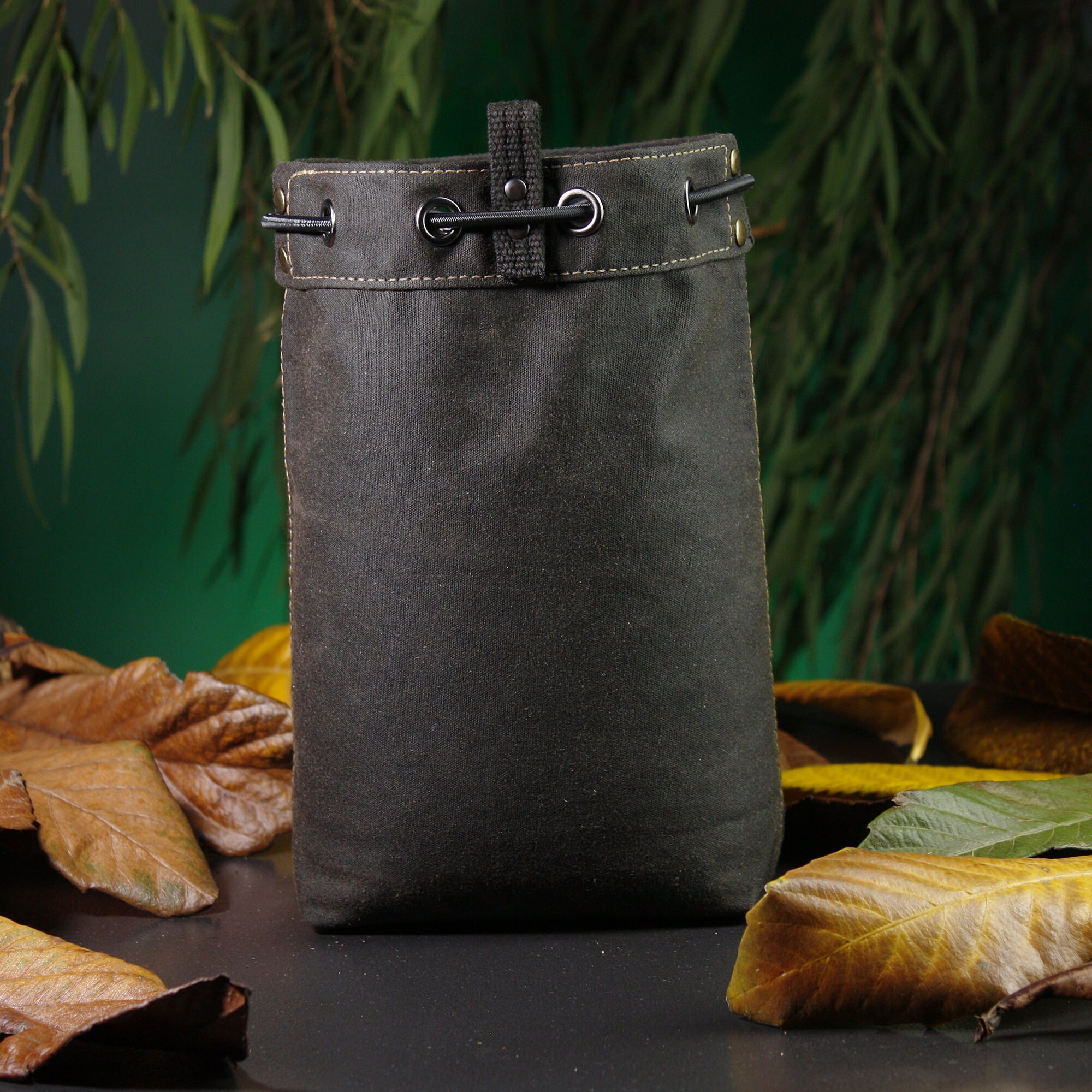 Oilskin Foraging Pouch Large Camping/Hiking/Bushcraft Etsy