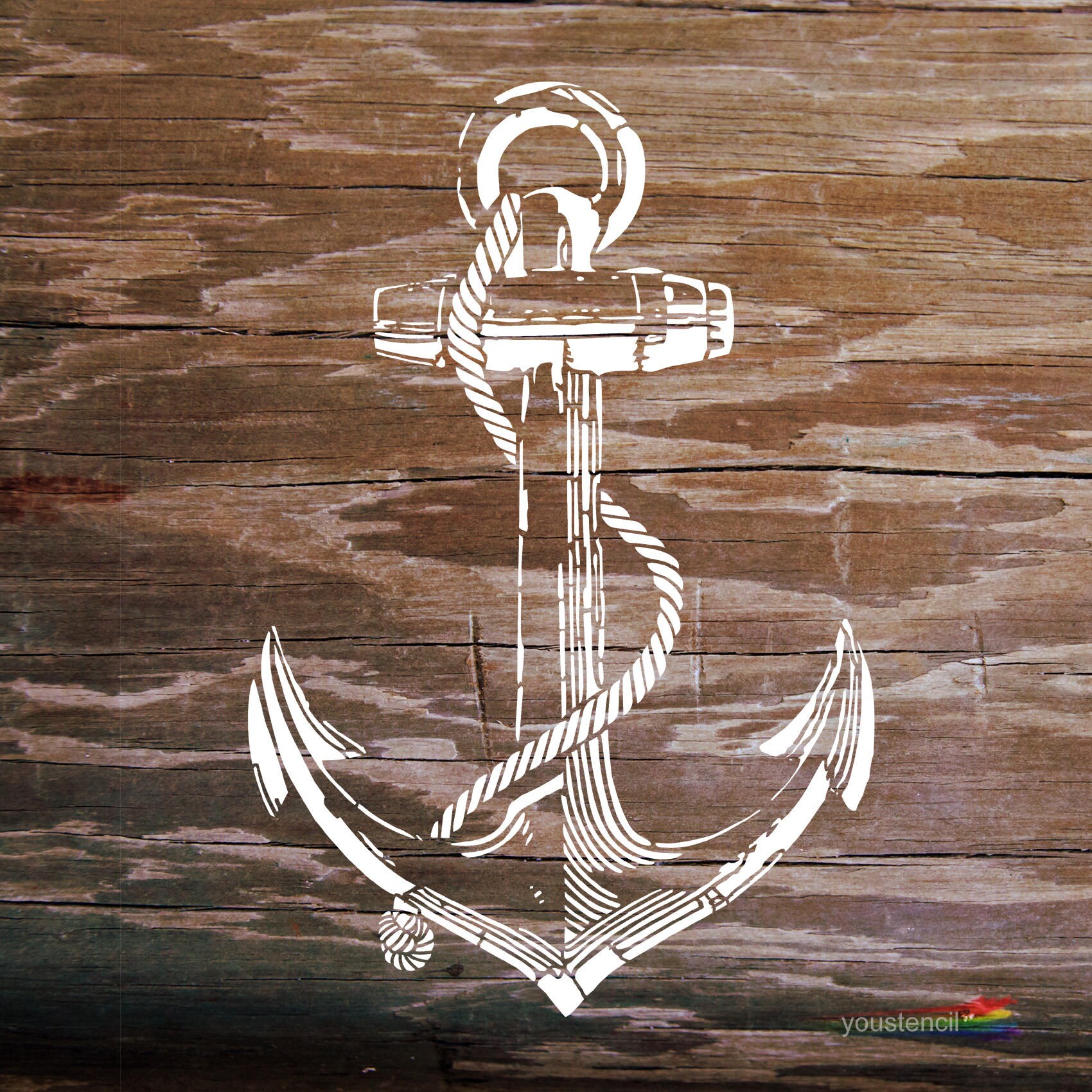 Anchor Stencil, for Art, Walls and Furniture, ST39 
