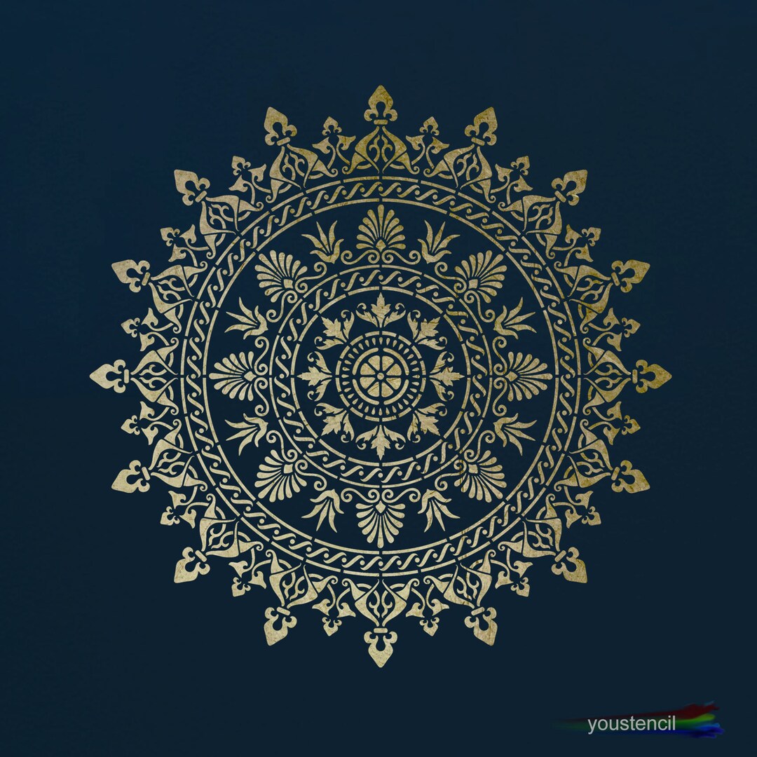 Mandala Wall Stencil ST71 - Etsy