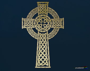 Celtic Cross Stencil  For Art and Decoration  ST116