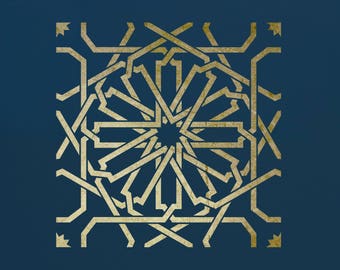 Plantilla de azulejos marroquíes para paredes y muebles ST27R