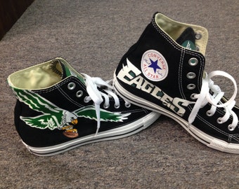 Philadelphia Eagles Shoes Hand Painted