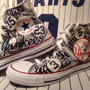 Mlb Converse Shoes Etsy Canada