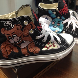 Jiumaocleu Five Nights Game Canvas Schoenen FNAF Merch