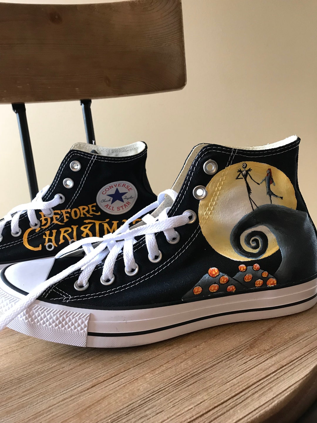 Nightmare Before Christmas Inspired Shoes - Etsy