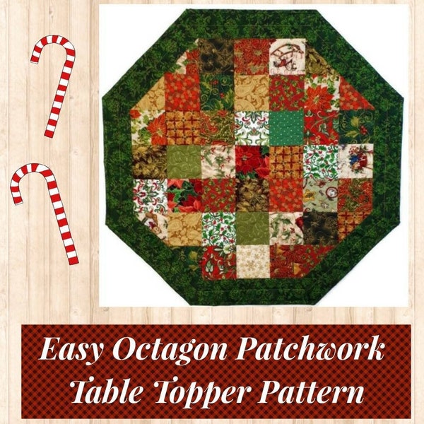 Octagon Table Topper Etsy