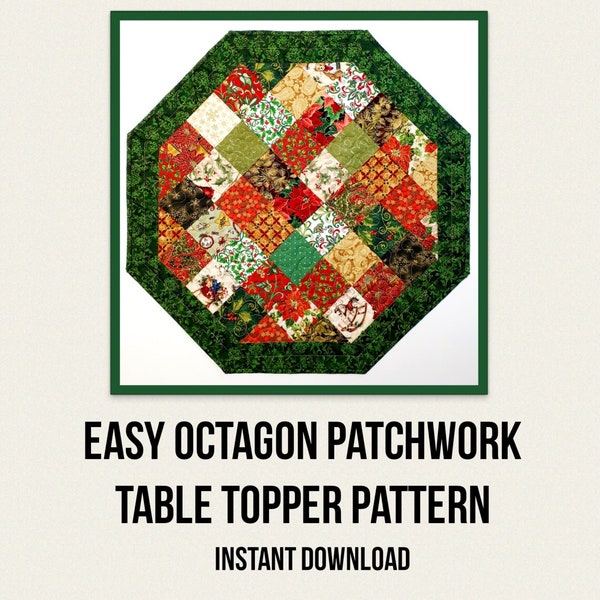 Octagon Table Topper Etsy