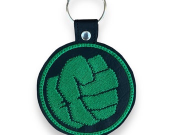 Angry Green Guy Keychain
