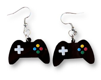 Video Game Controller Dangle Earrings