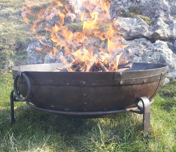 Indian Garden Fire Pit Bowl Bbq Handmade In India From Etsy