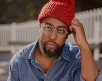 Knitting Pattern | Mocking Beanie | Hat, Toque, Cables, Faux, Knit Hat