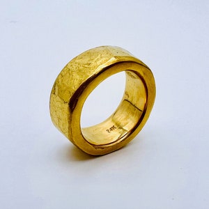 24K Augustus Ring || 1 Troy Ounce of 24K Pure Gold || .999 Pure Recycled Gold || Handcrafted in the U.S.