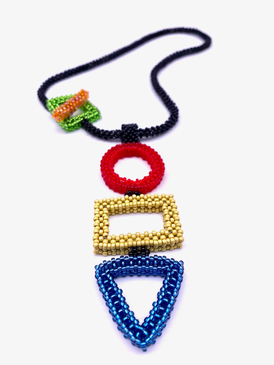 Craw Pattern Crazy Shapes! PDF Beadweaving Pattern Cubic Right Angle Weave (CRAW ...