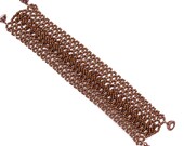 Nothing But Net! PDF Beadweaving Pattern Intermediate lvl Intertwining loops netting stitch bracelet tutorial with seed beads contemporary
