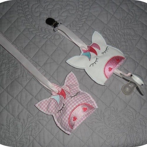 Instant Download Machine Embroidery ITH the Pacifier Holder - Etsy